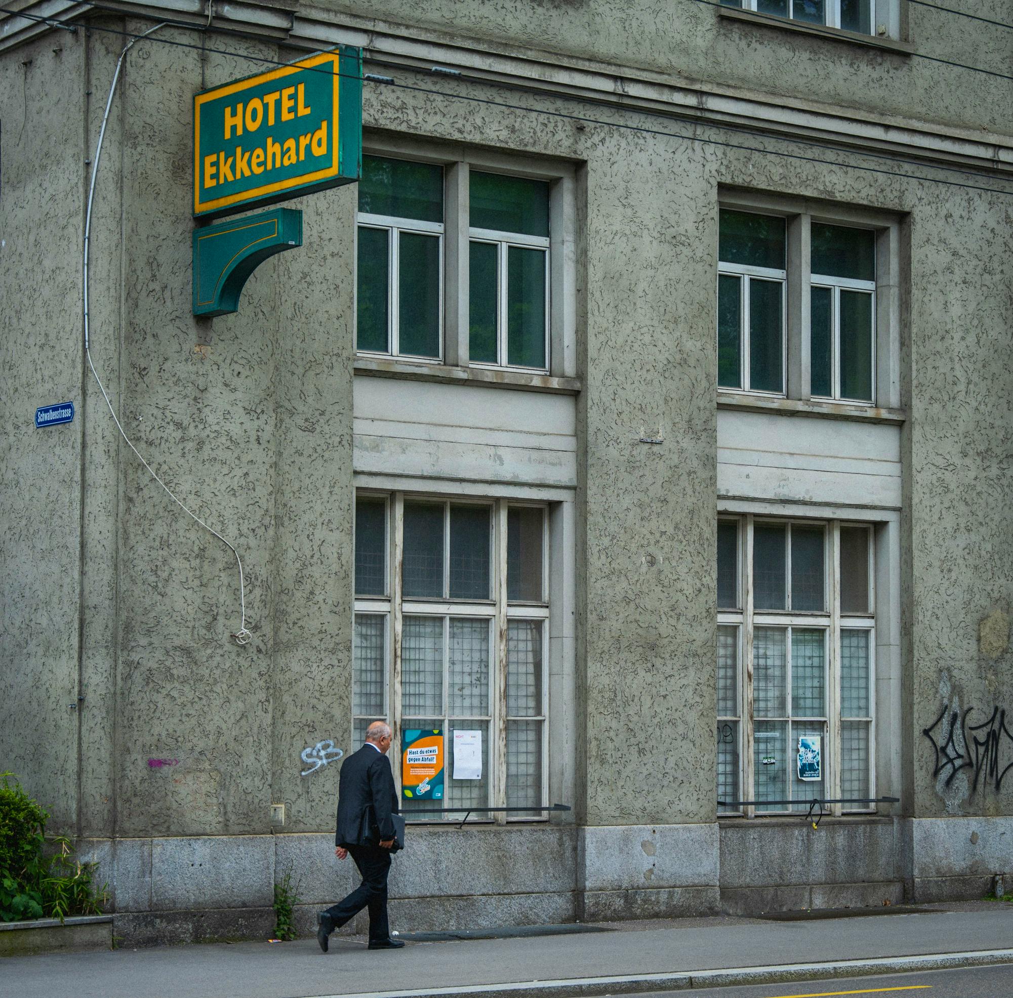 Das Hotel Ekkehard in St.Gallen ist ein Lost Place.