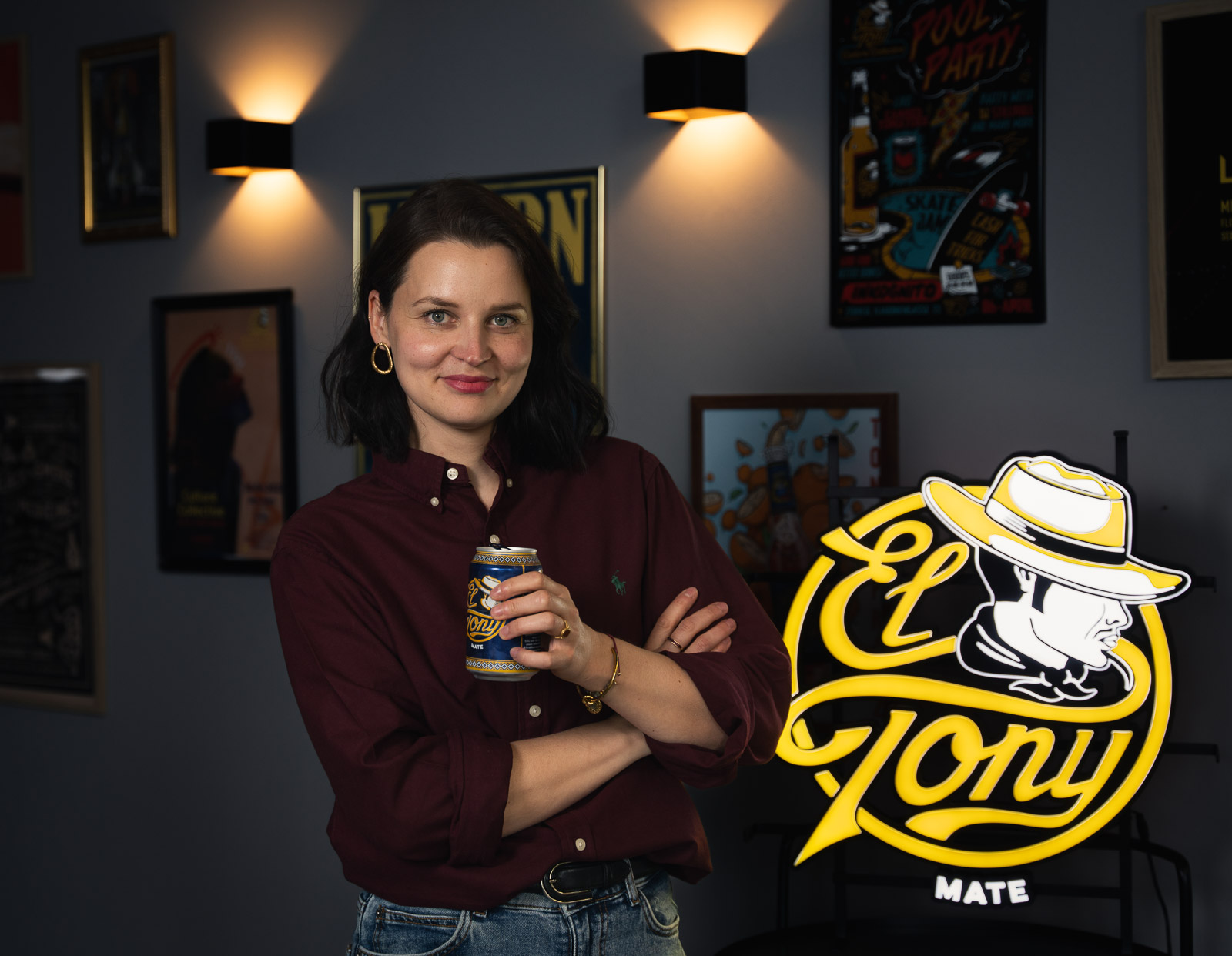 Die Mitgründerin von El Tony Mate, Saskia von Moos.