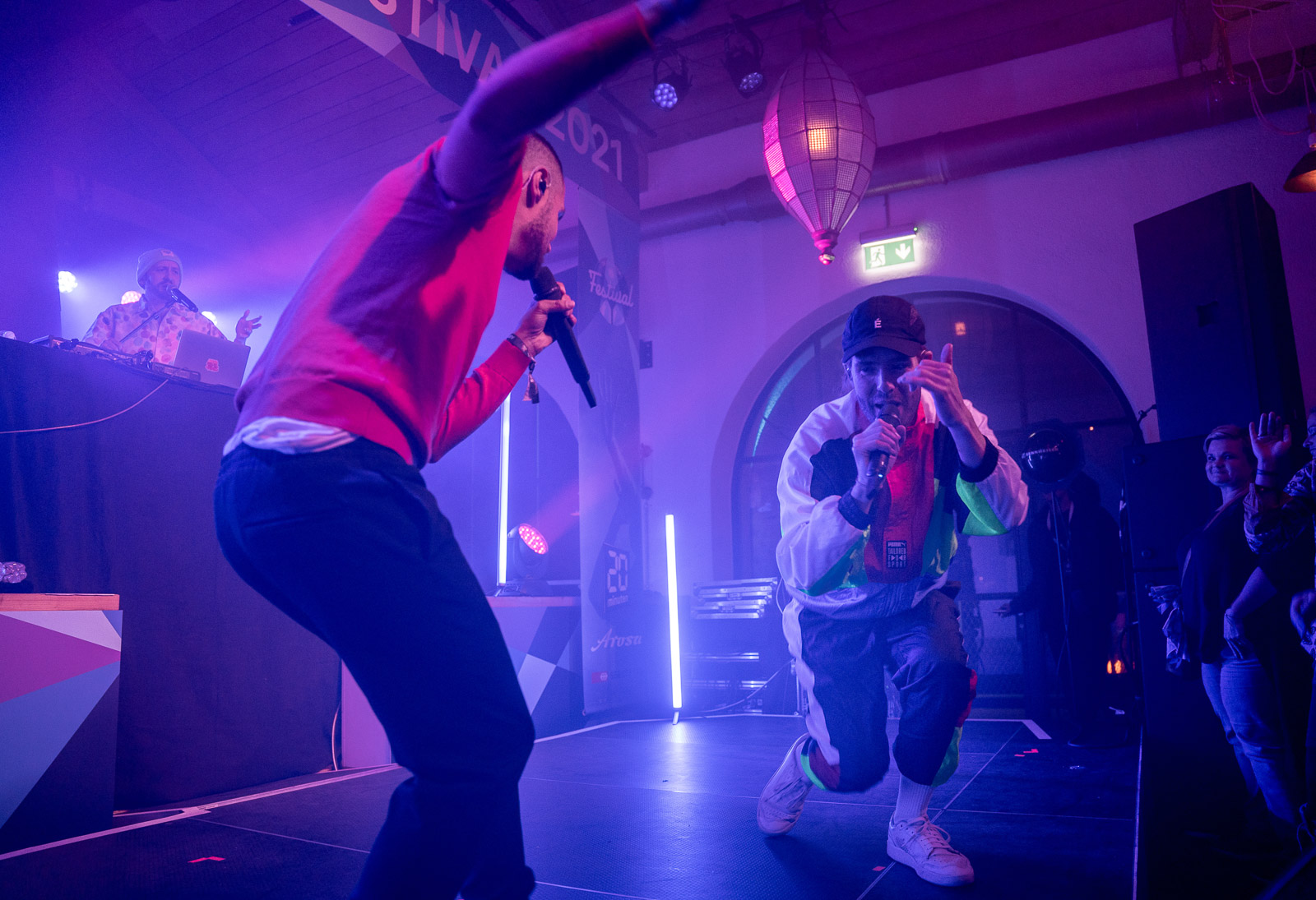 Lo & Leduc live am 20 Minuten Festival in Arosa