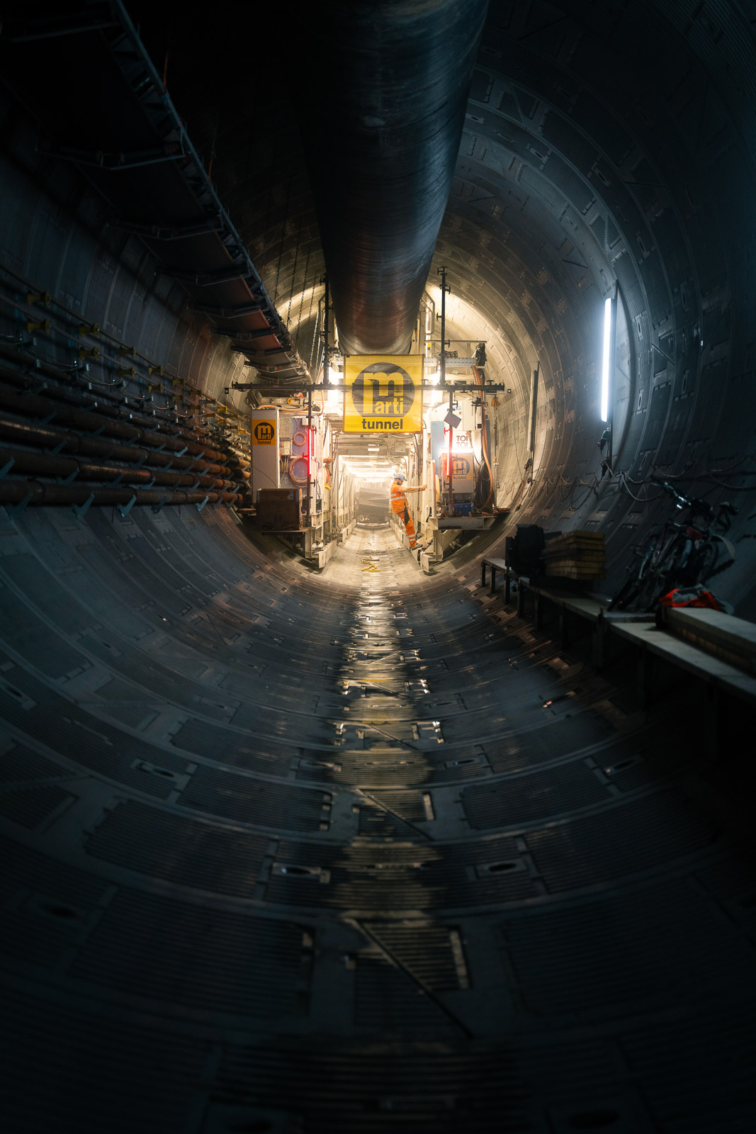 Der Entlastungsstollen für den Fluss Sihl in Zürich.