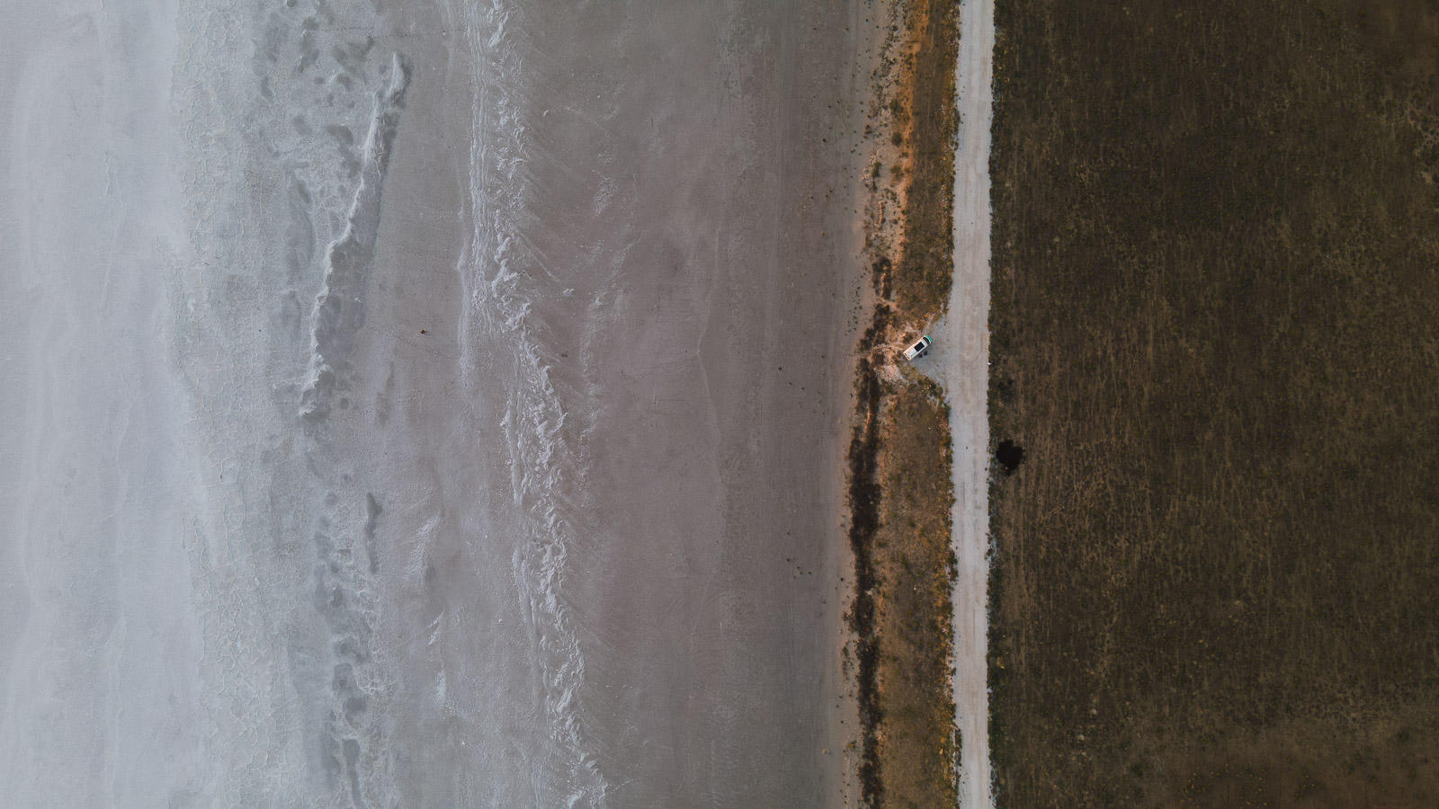 Am Tuz Gölü mit dem Camper